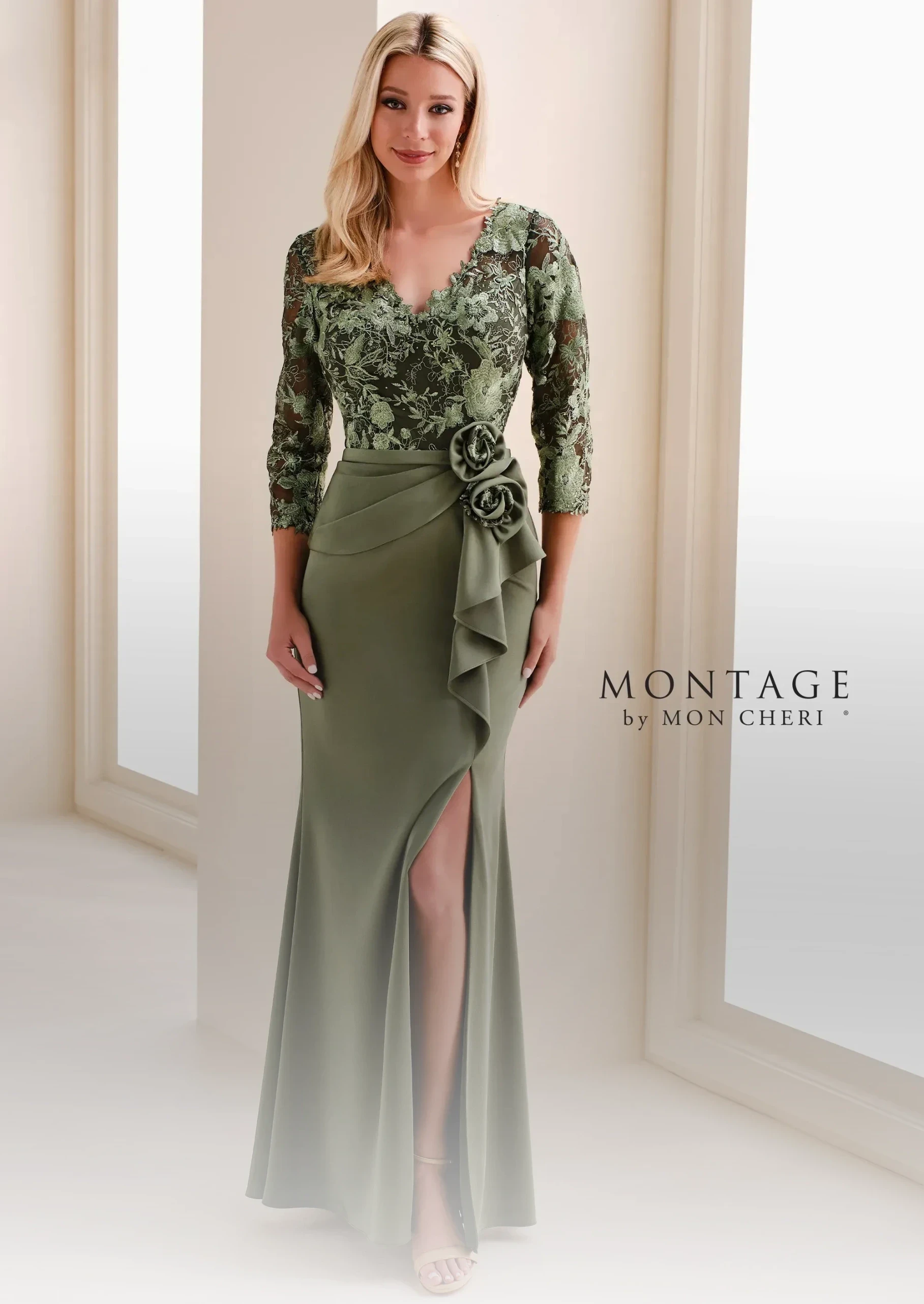 Mother of bride in black dress