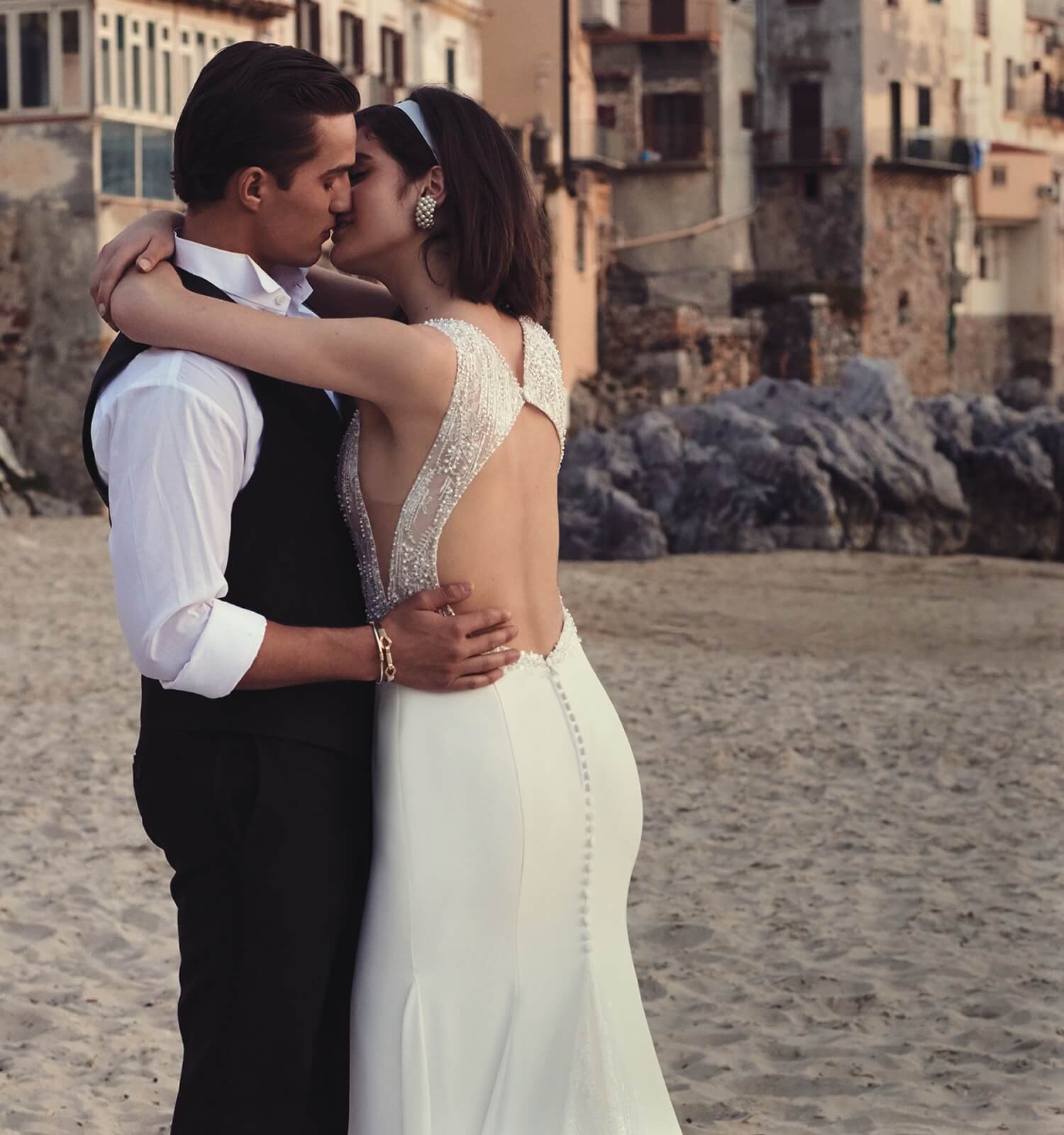 Bride and Groom in Old Town